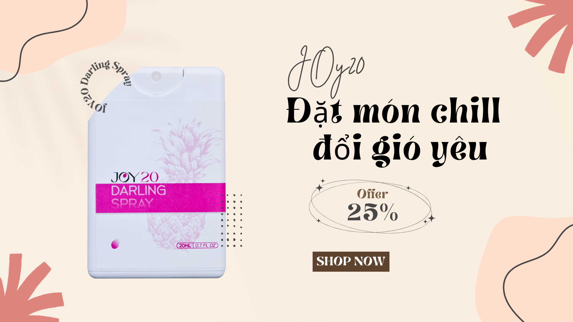 Chai xịt vùng kín JOY20