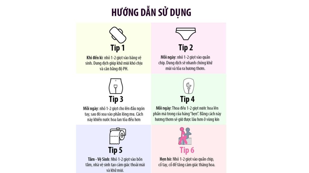 Cách xịt nước hoa vùng kín ra sao